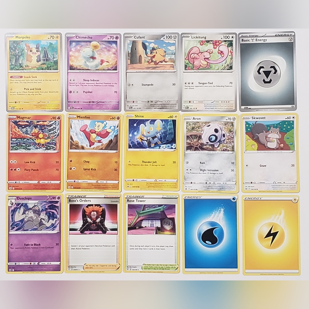 Pokemon Card Lot 15 OFFICIAL TCG - Never Used, Like New. Or Best Offer.